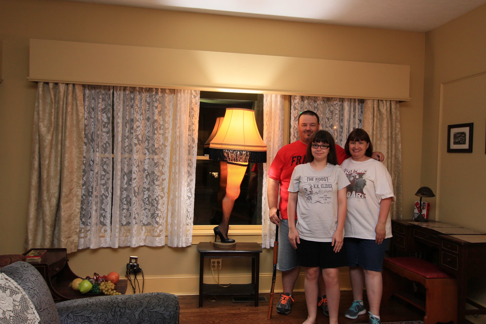 Me at the Christmas Story House