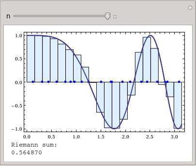 Riemann sums