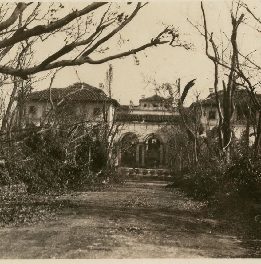 Storm damage at Vizcaya