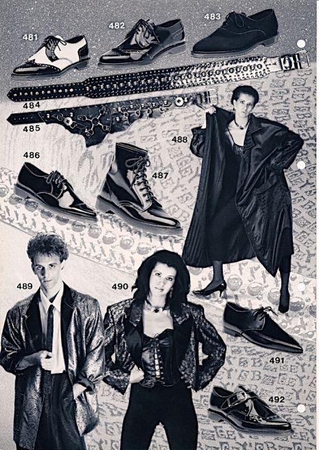 New wave fashion magazine scan