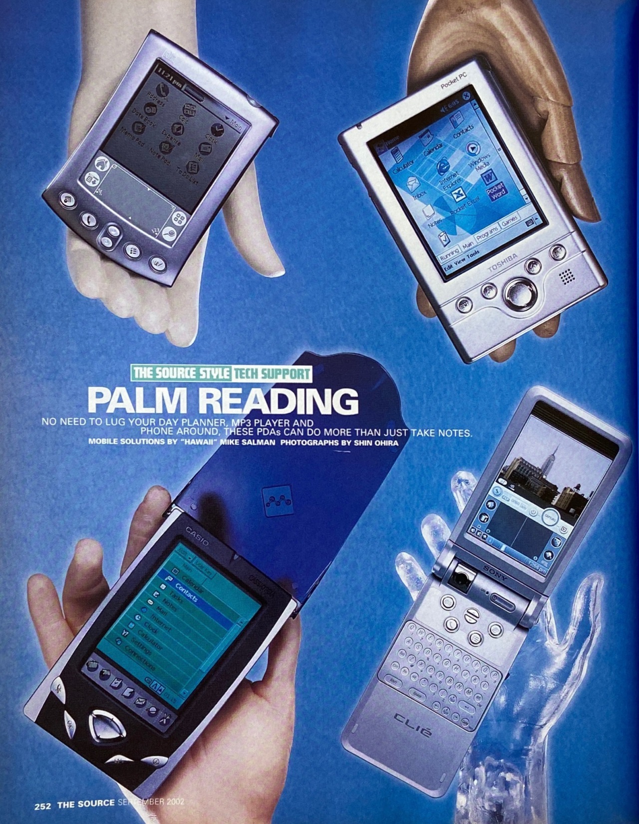 palm reading tech ad