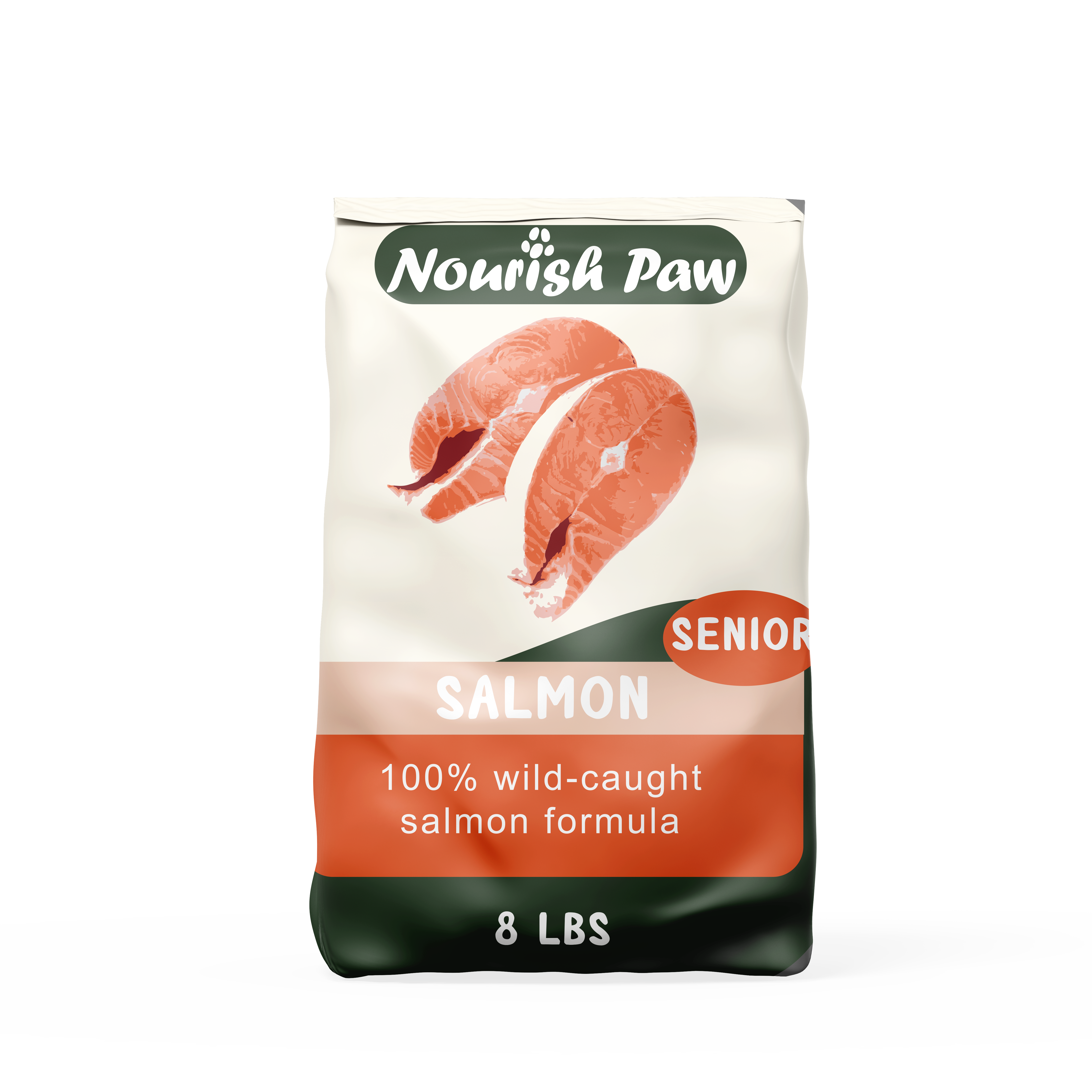 Senior dog food bag