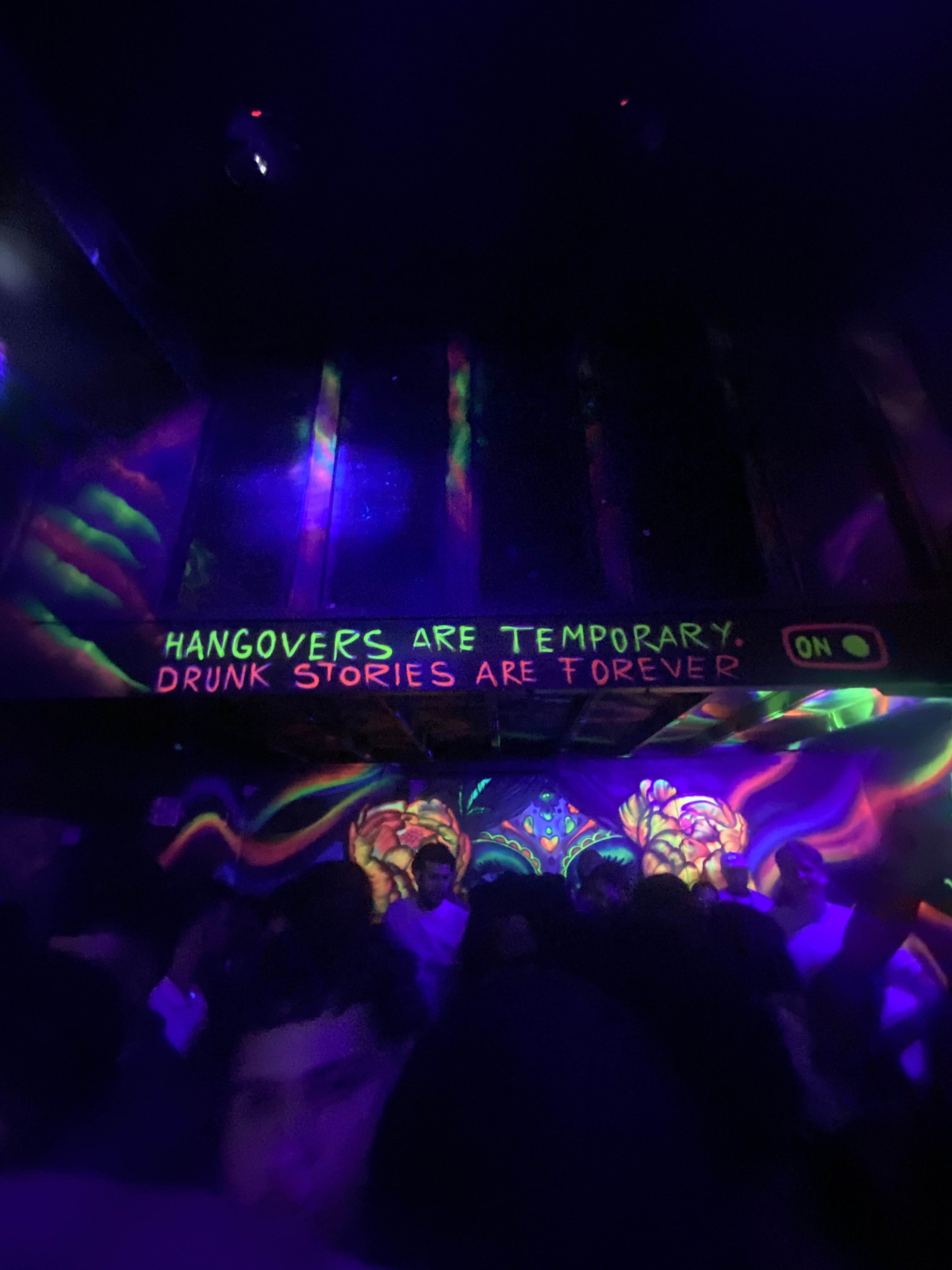 People dancing at a club