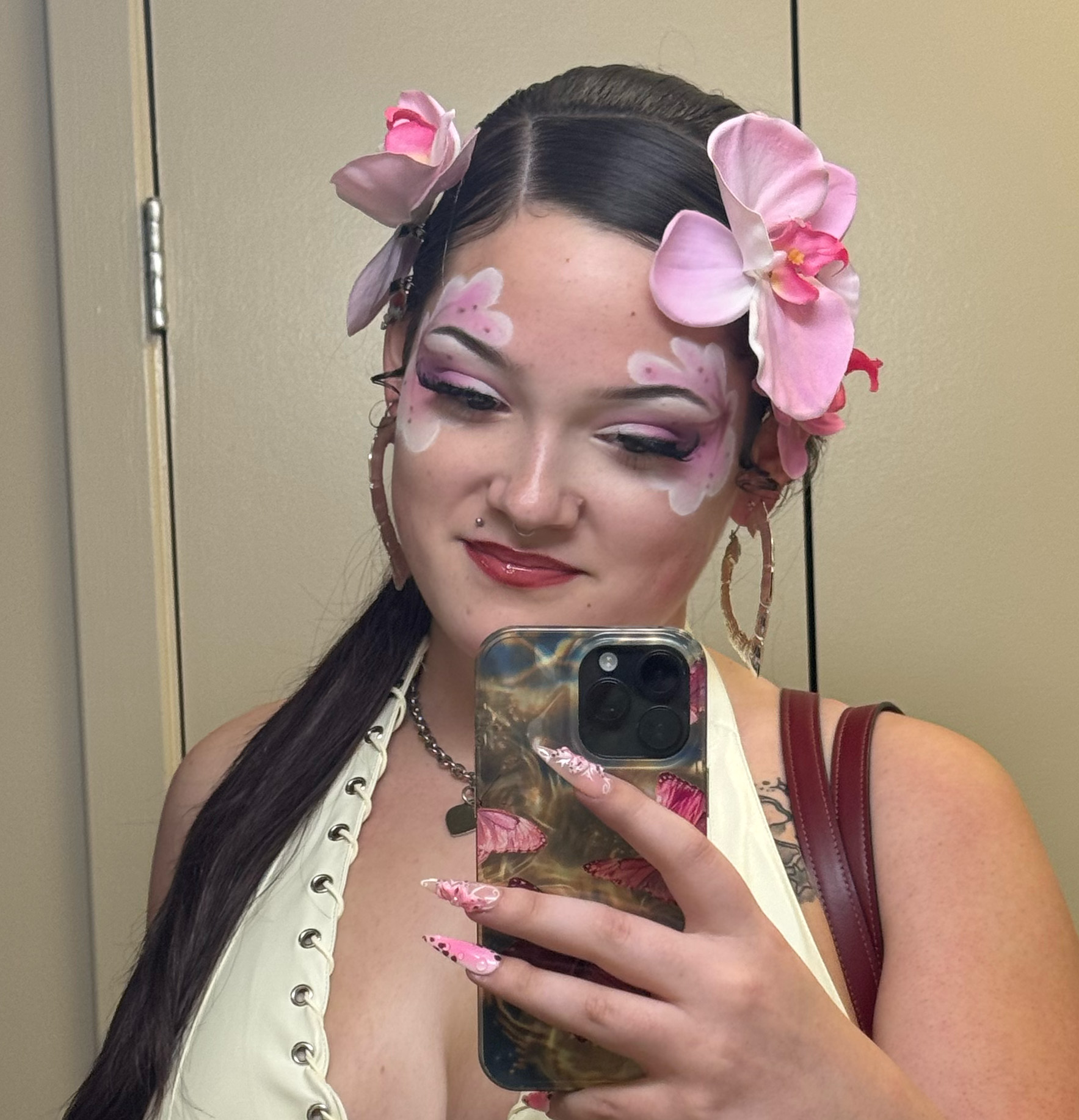 orchid makeup