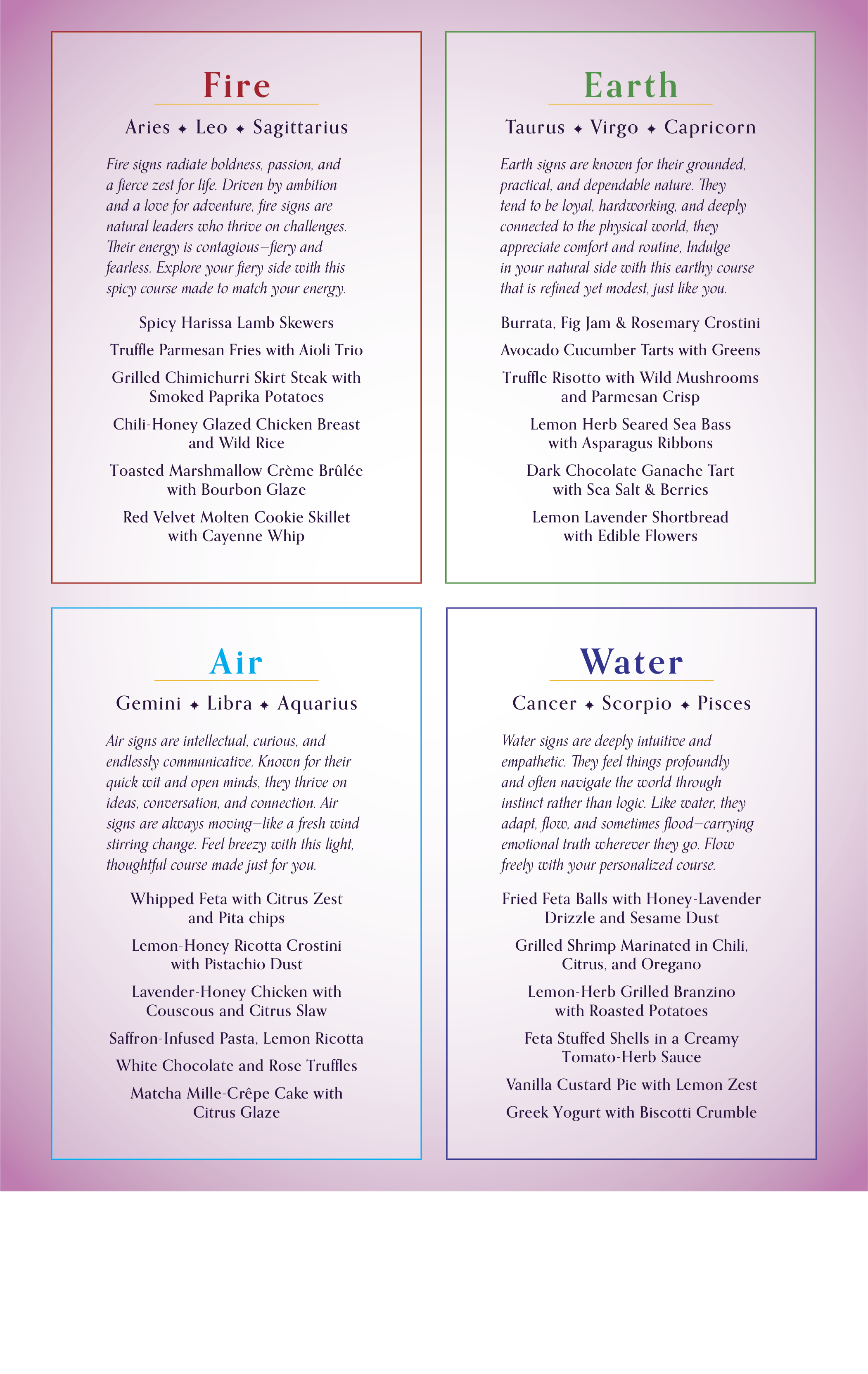 pic of menu