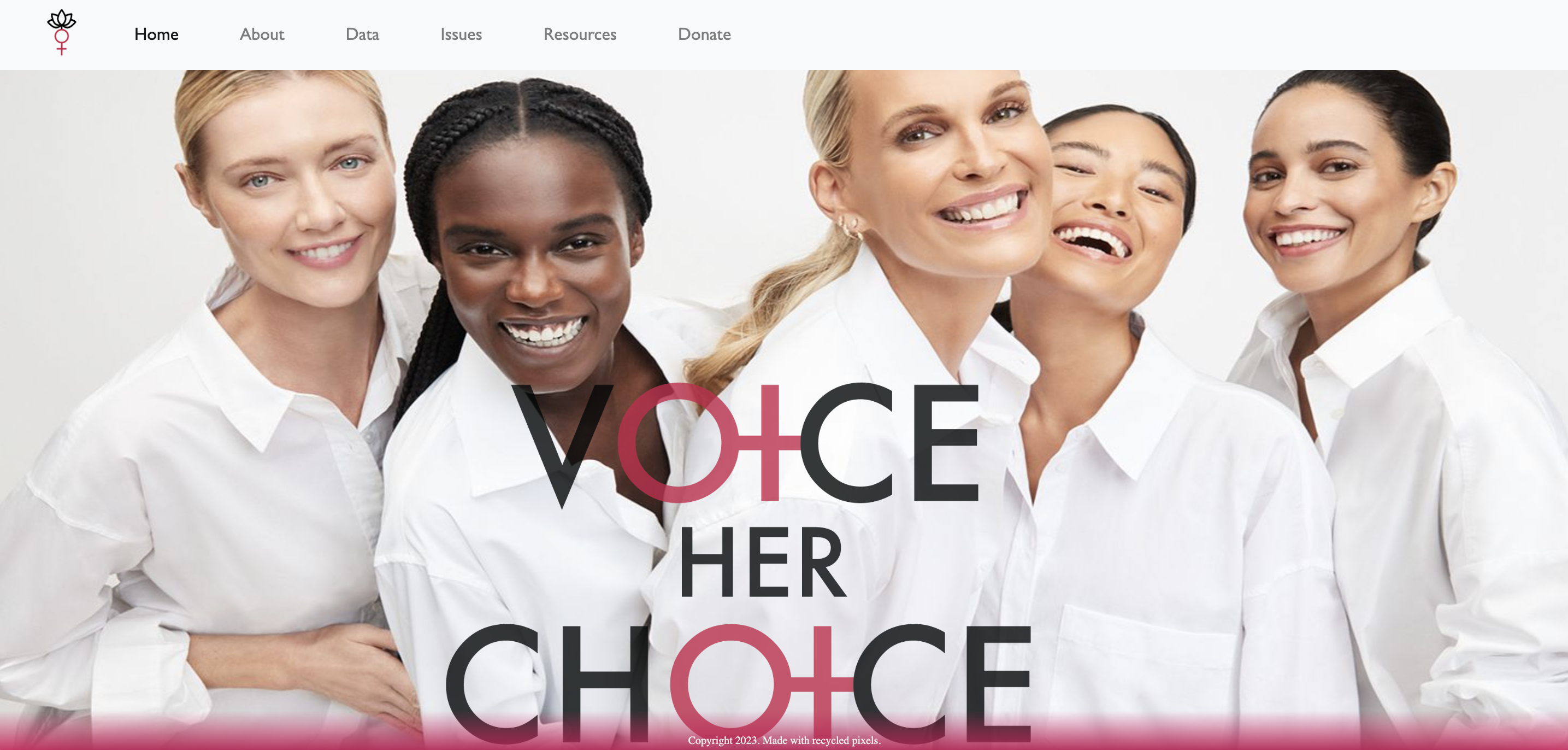 voice her choice website