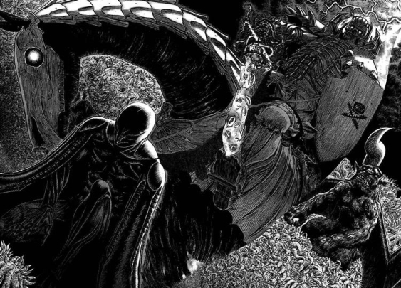 manga panel from berserk