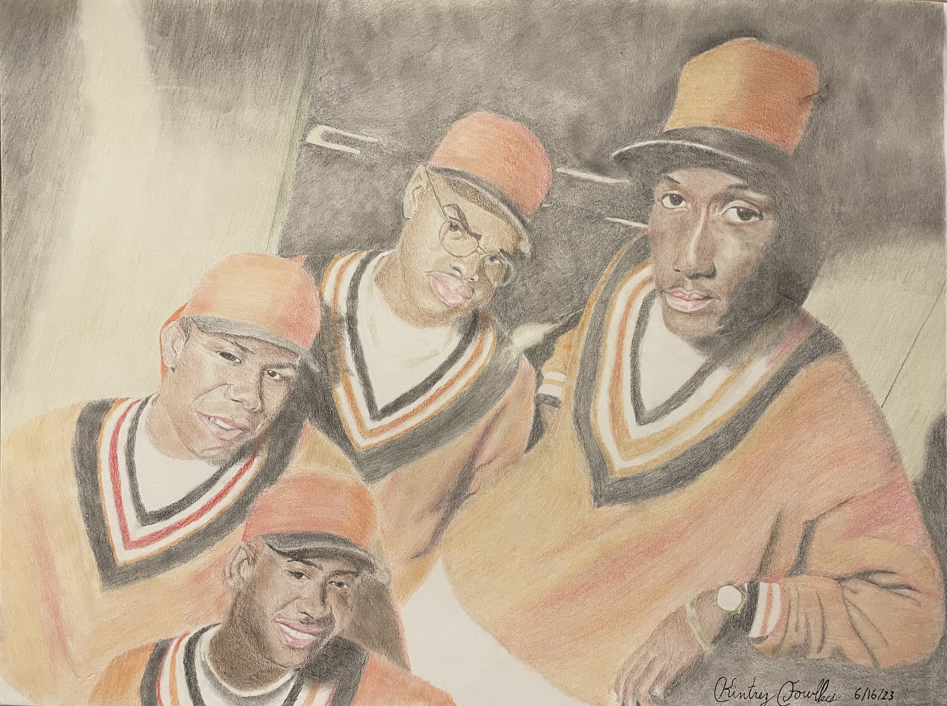 trez boyz ii men drawing