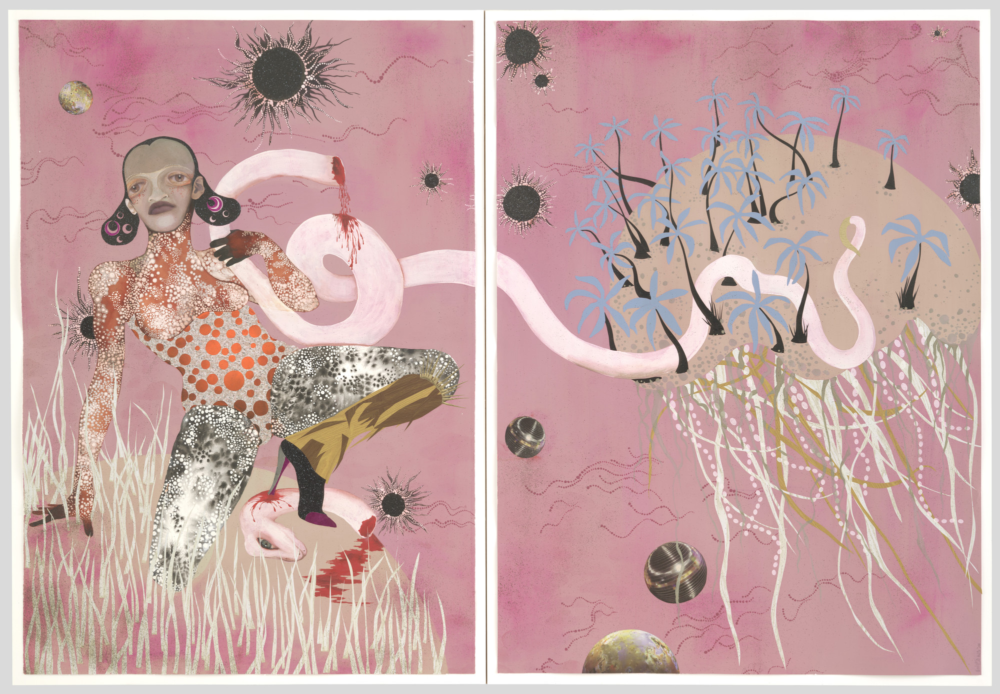 Yo Mama by Wangechi Mutu
