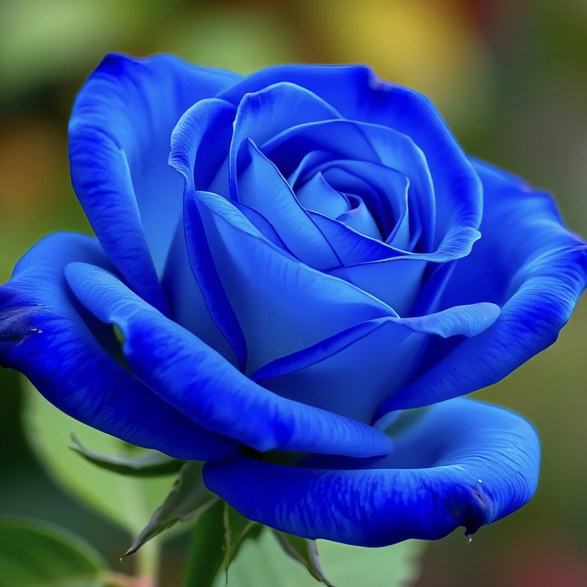 Blue-toned rose