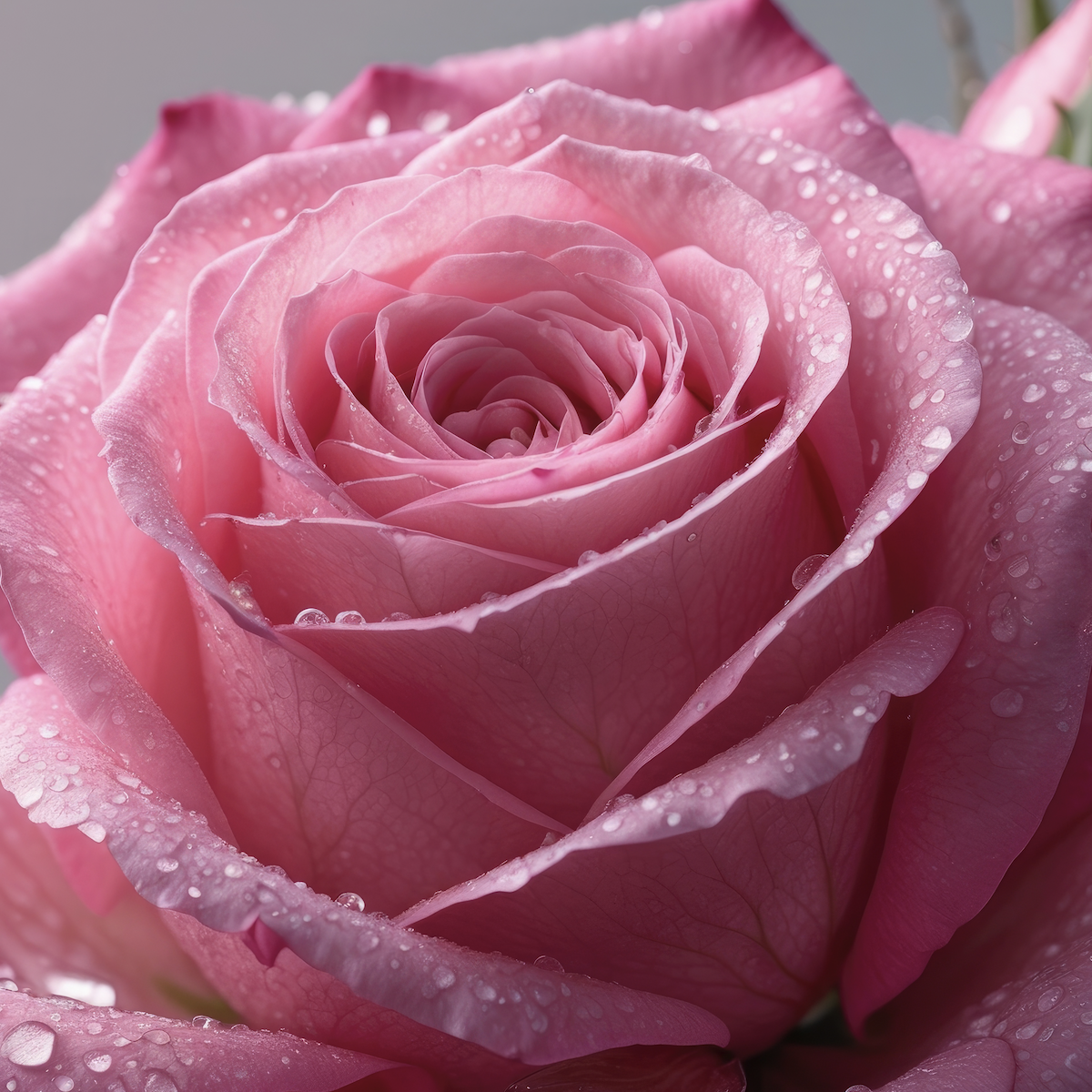 Soft pink rose petals