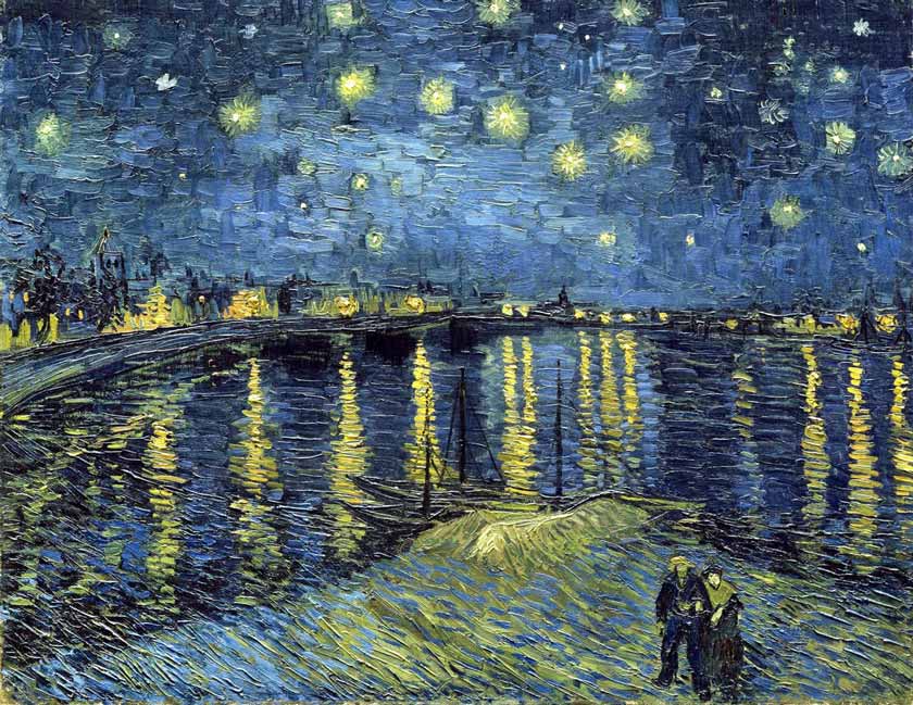 Starry Night Over the Rhône by Vincent van Gogh