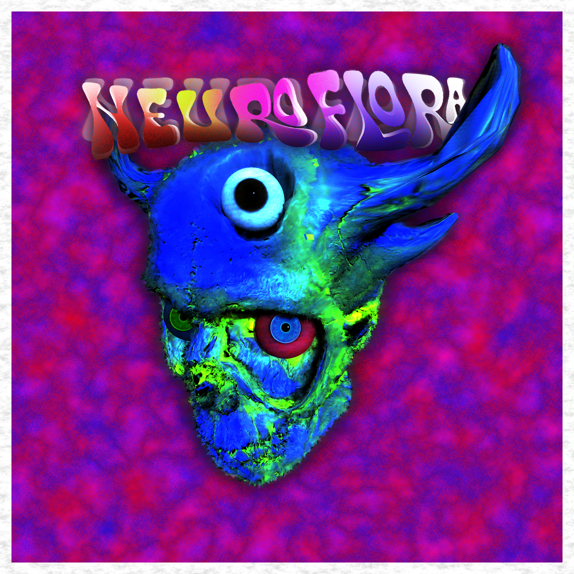 Colorful creature artwork by Zombie
