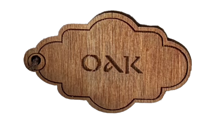 Oak Barrel Tag