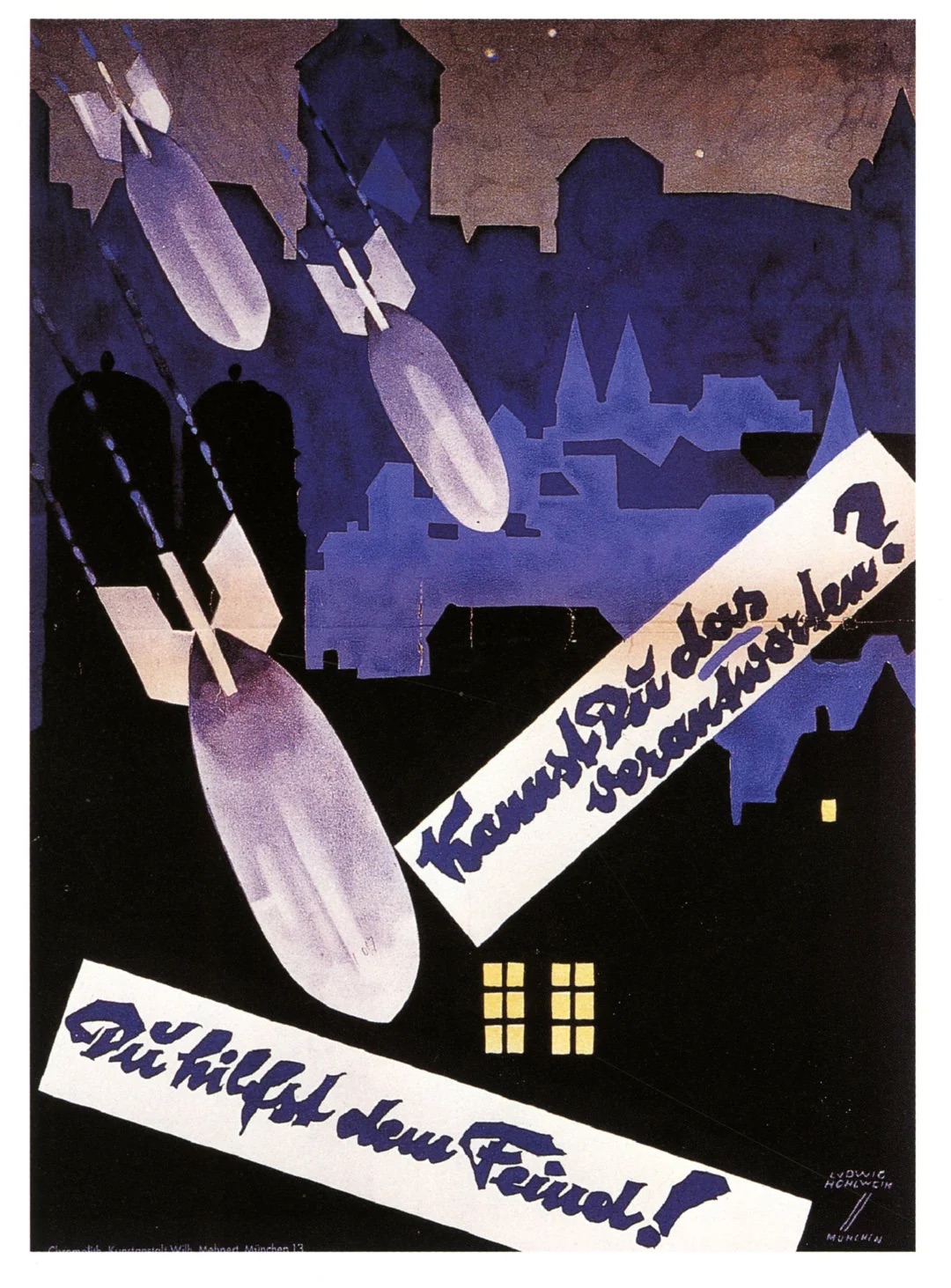 Ludwig Hohlwein (Soviet Union), German Propoganda Poster 1942.